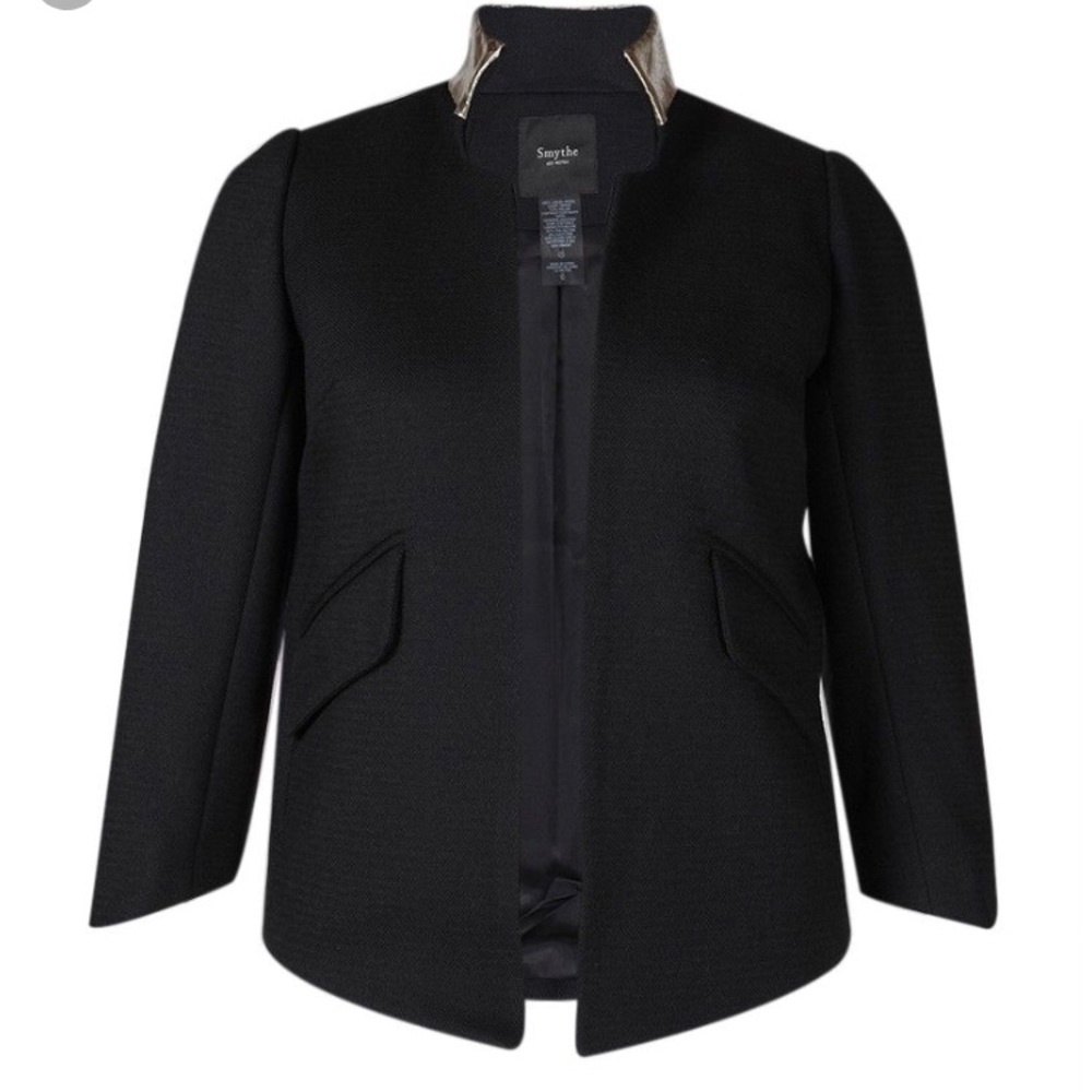 Smythe Wool Gold Collar Blazer